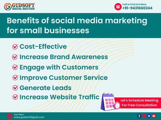 benefits of social media marketing for small businesses