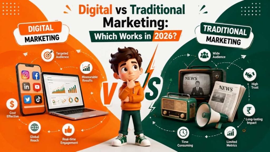 Digital vs Traditional Marketing: Which Works in 2026?