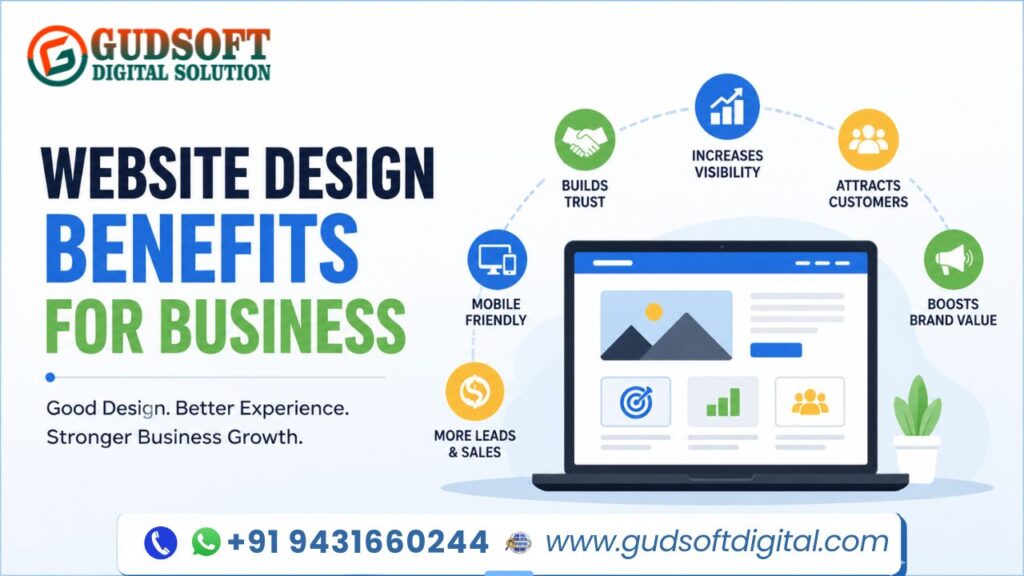 website design benefits for business