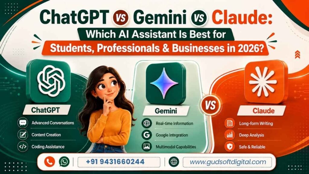 ChatGPT vs Gemini vs Claude:
